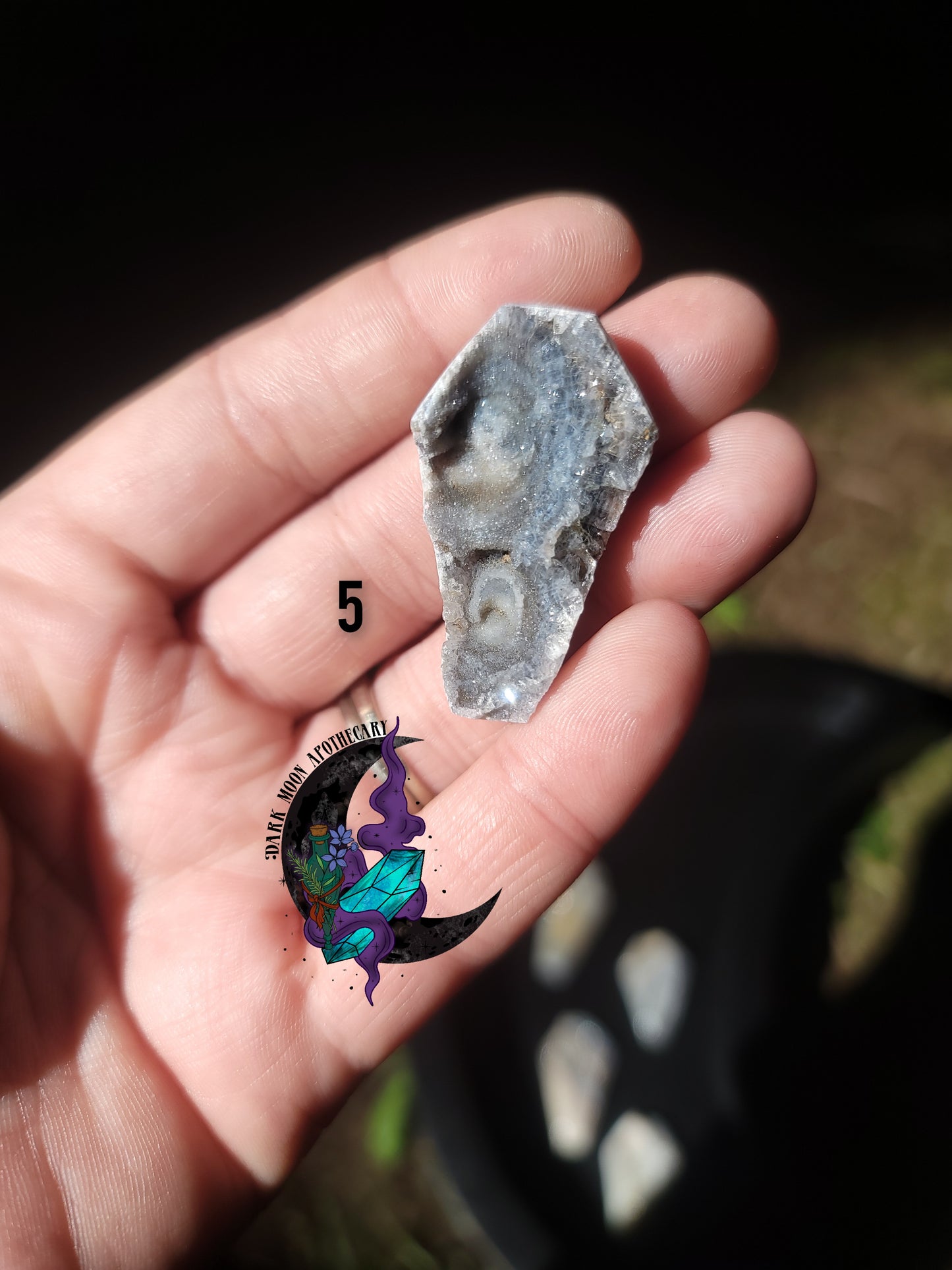 Druzy Chalcedony Coffins