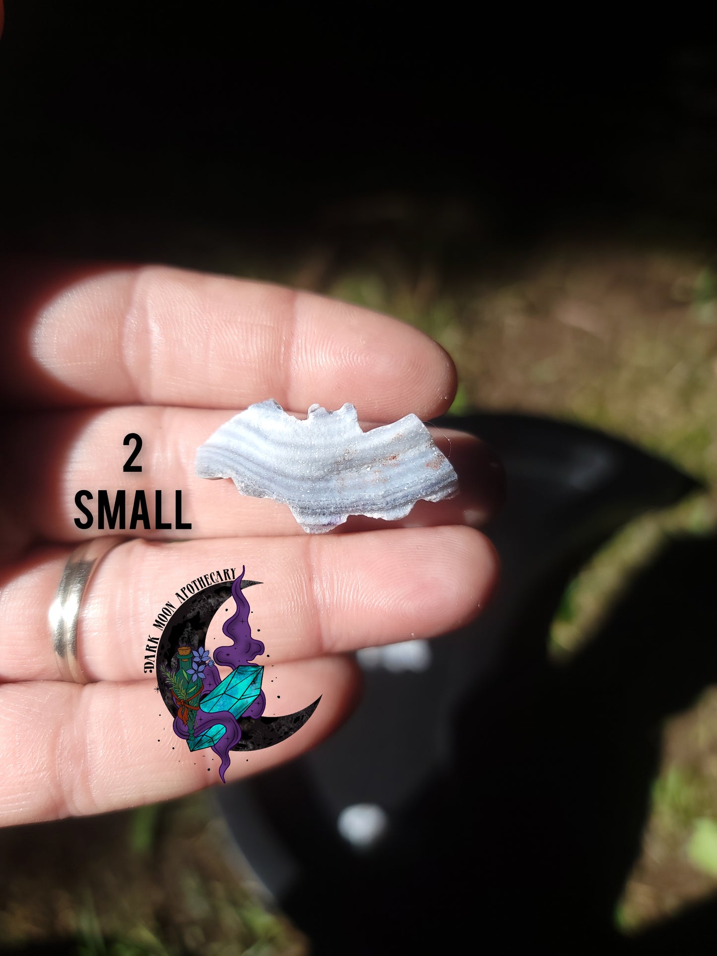 Druzy Chalcedony Bats
