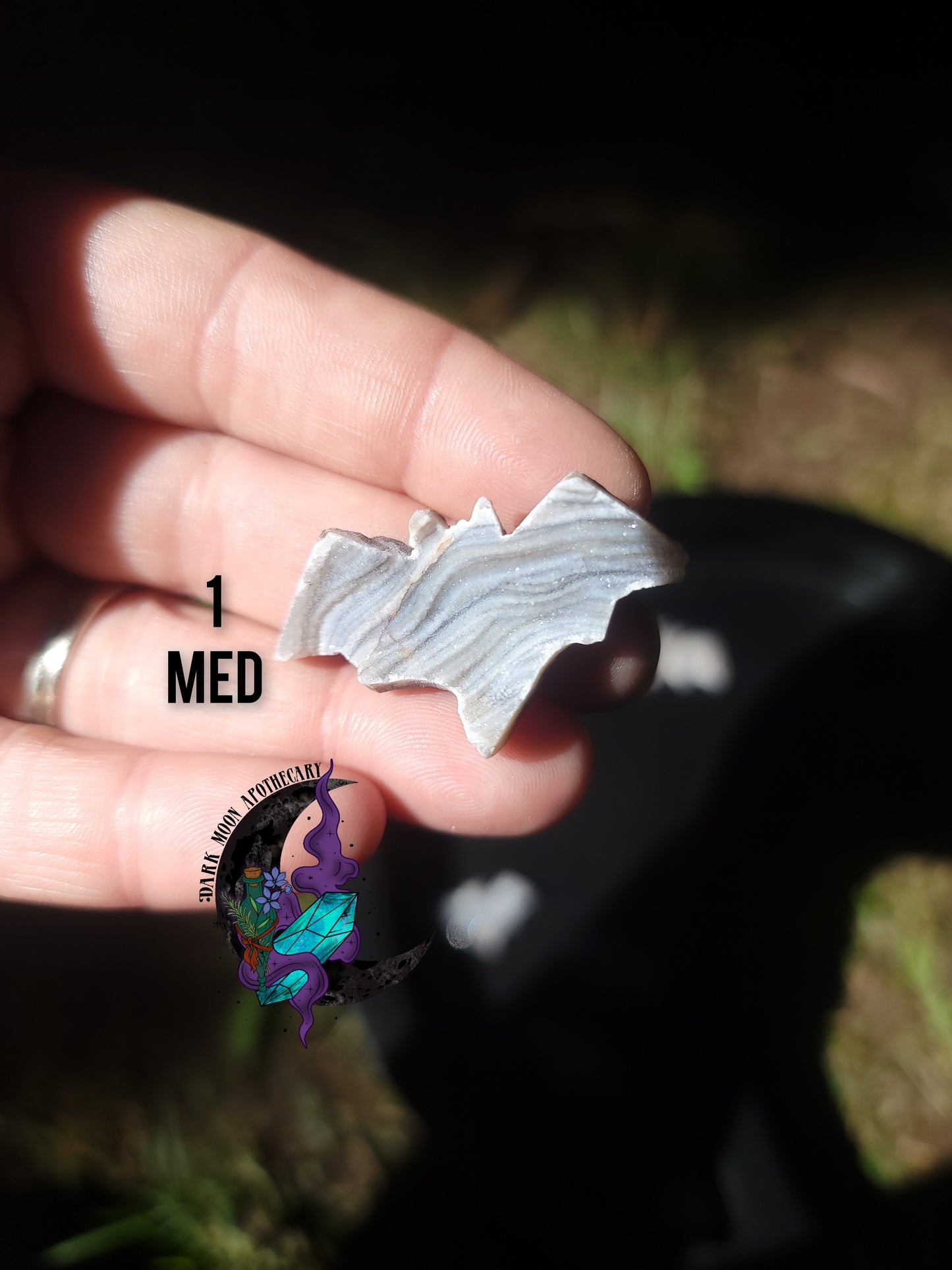 Druzy Chalcedony Bats