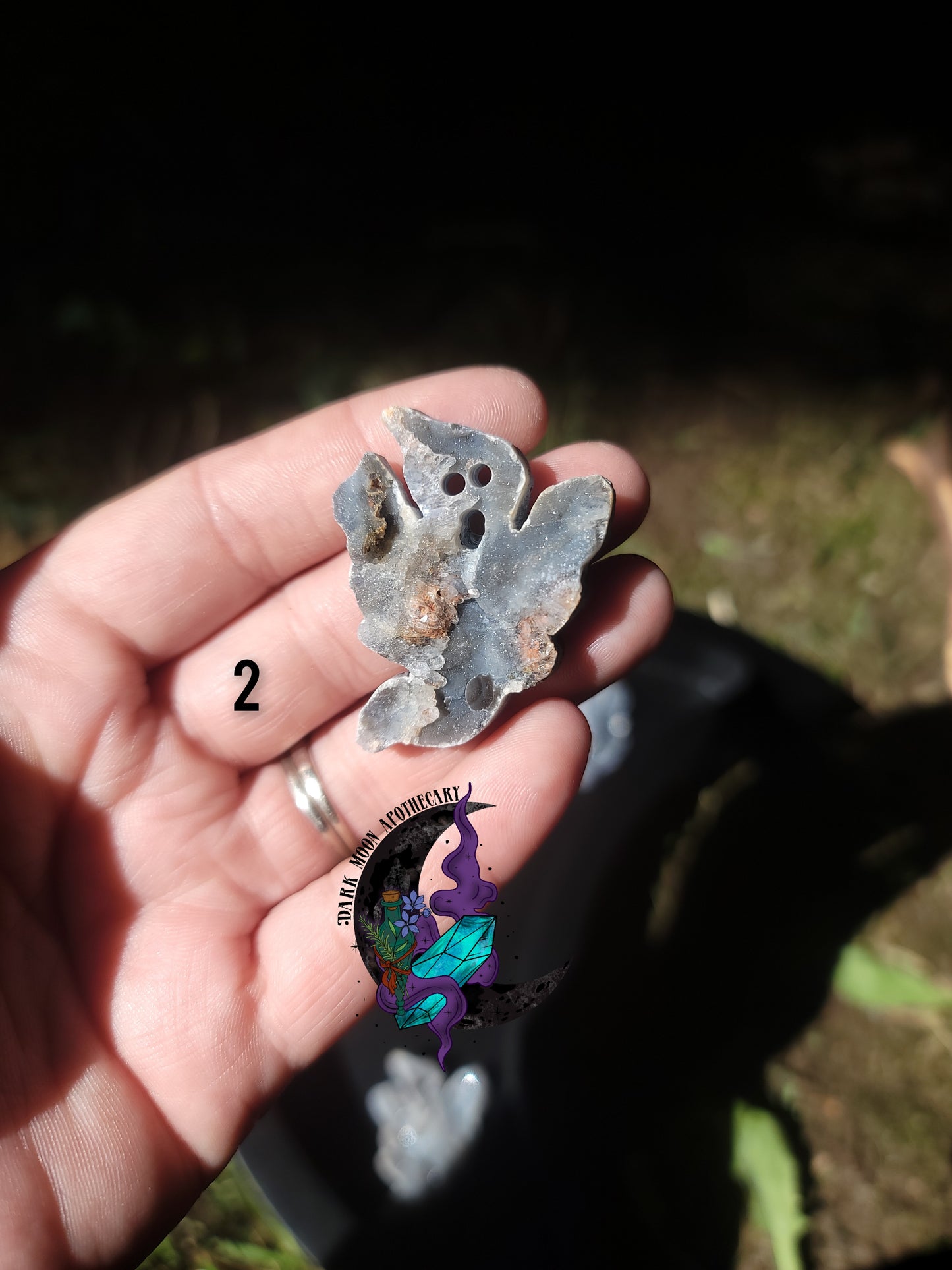 Druzy Chalcedony Ghosties