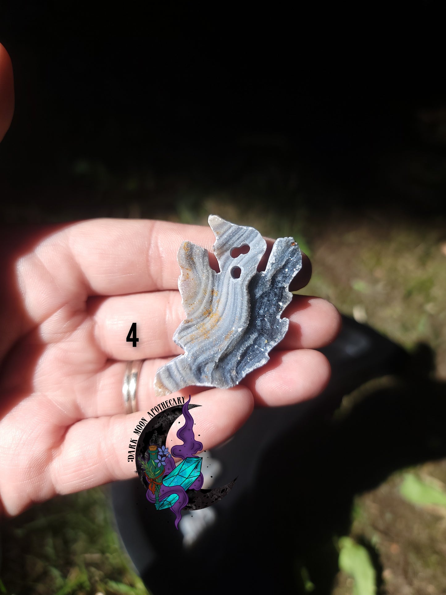 Druzy Chalcedony Ghosties